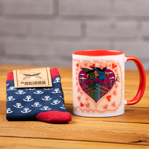 Zestaw kubek i skarpetki – Baby I love you very much