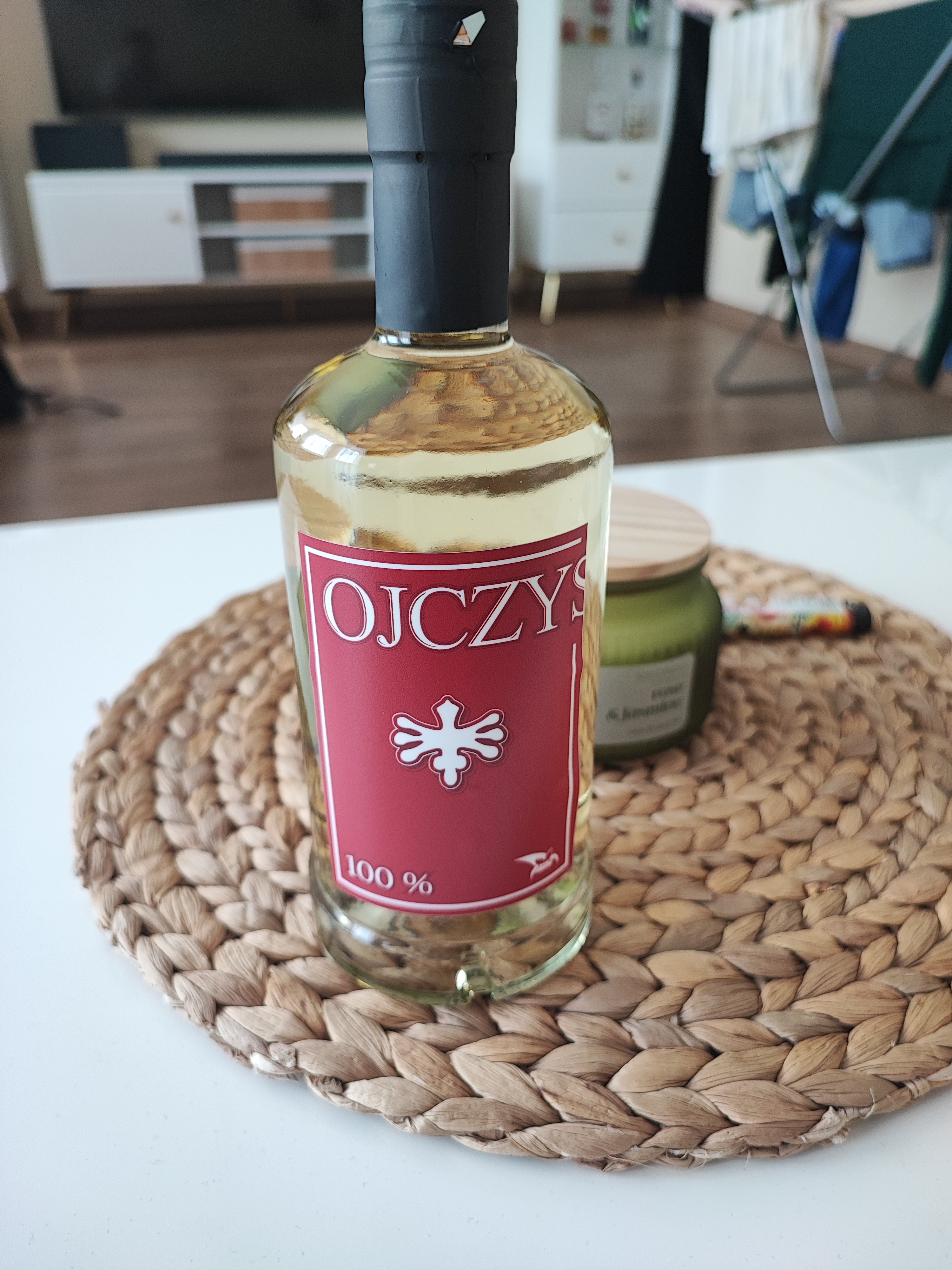 4 Etykiety samoprzylepne na butelkę - Skurwolańska, Ojczysta