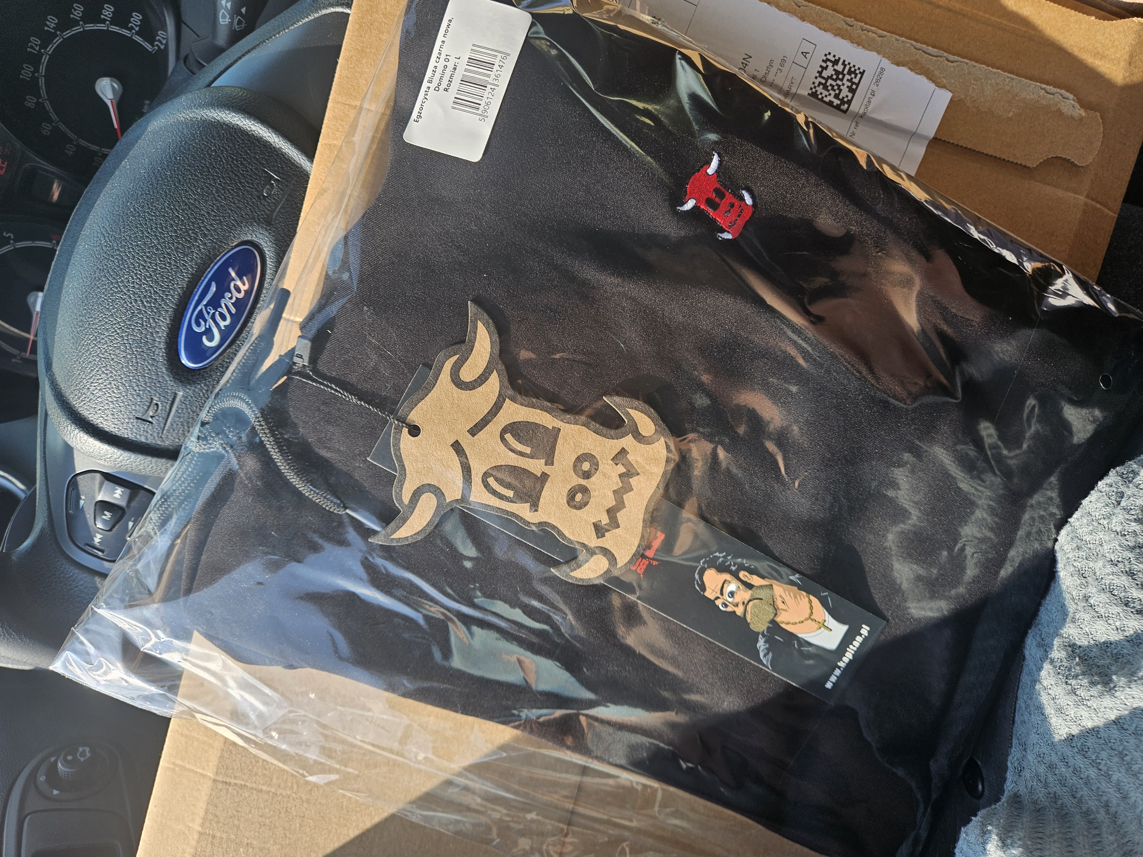 Egzorcysta - Bluza z kapturem | Domino | Uczę się powoli, za to opornie