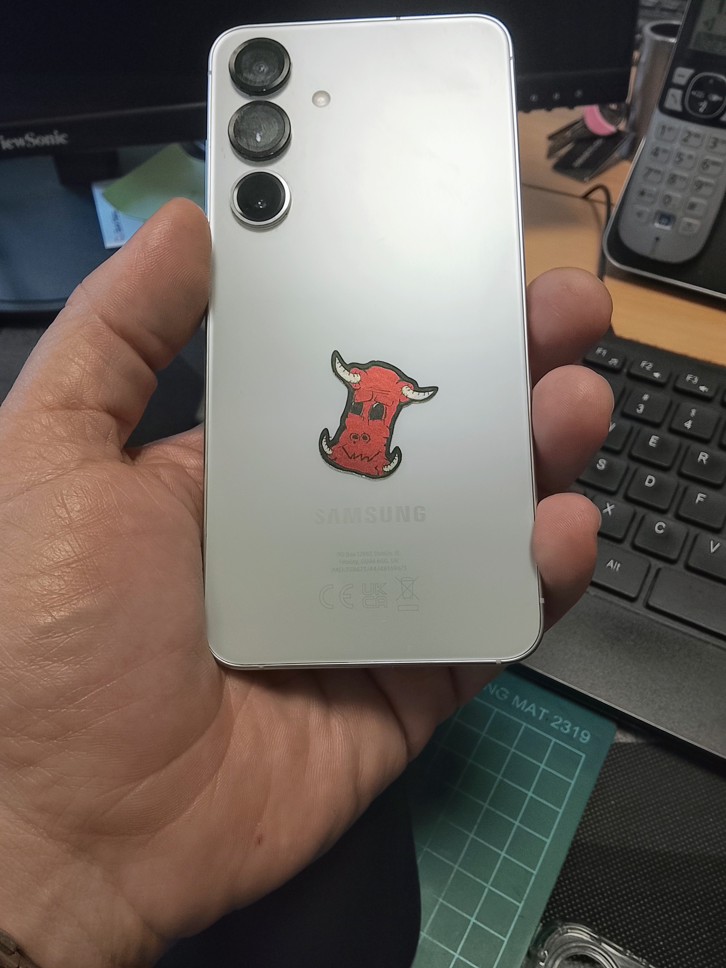 Egzorcysta | błyszczące wlepki na wypasie | cały arkusz