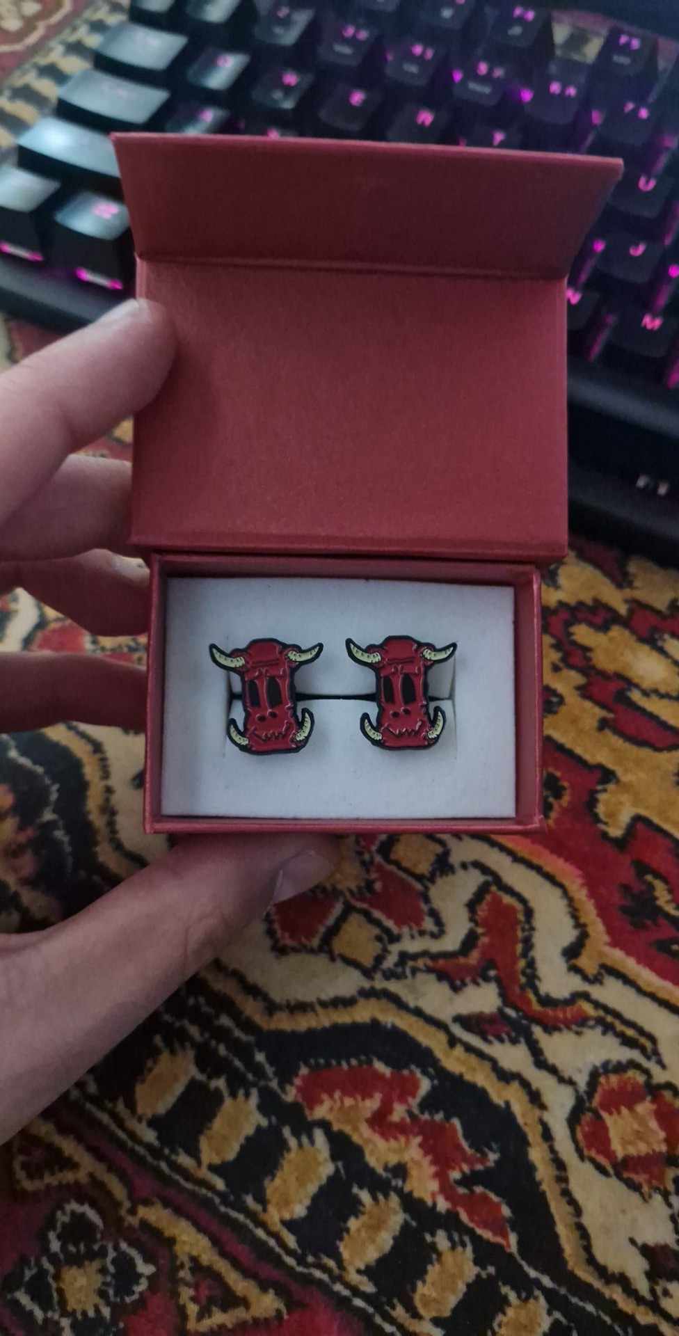 Egzorcysta | Spinki do mankietów – Domino