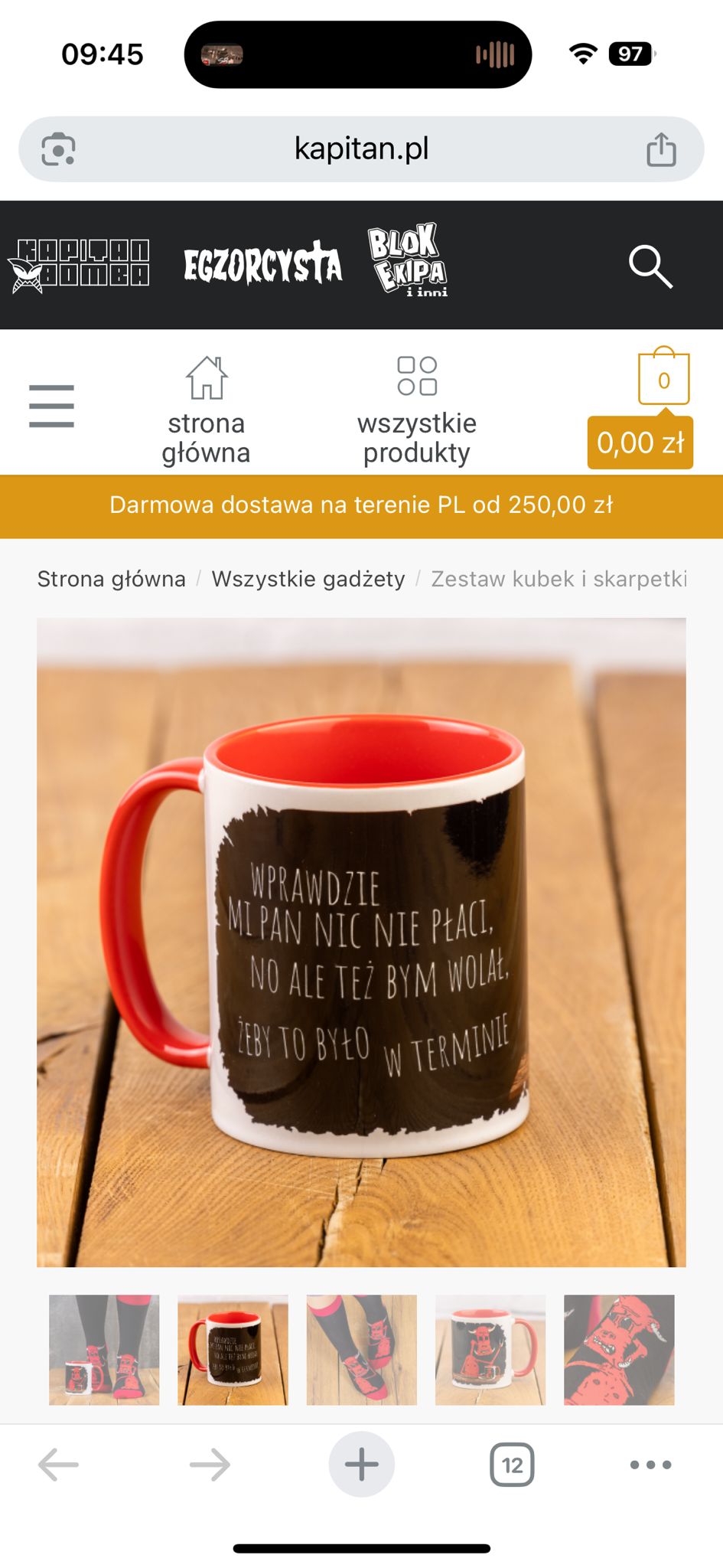 Zestaw kubek i skarpetki – Szambiarze