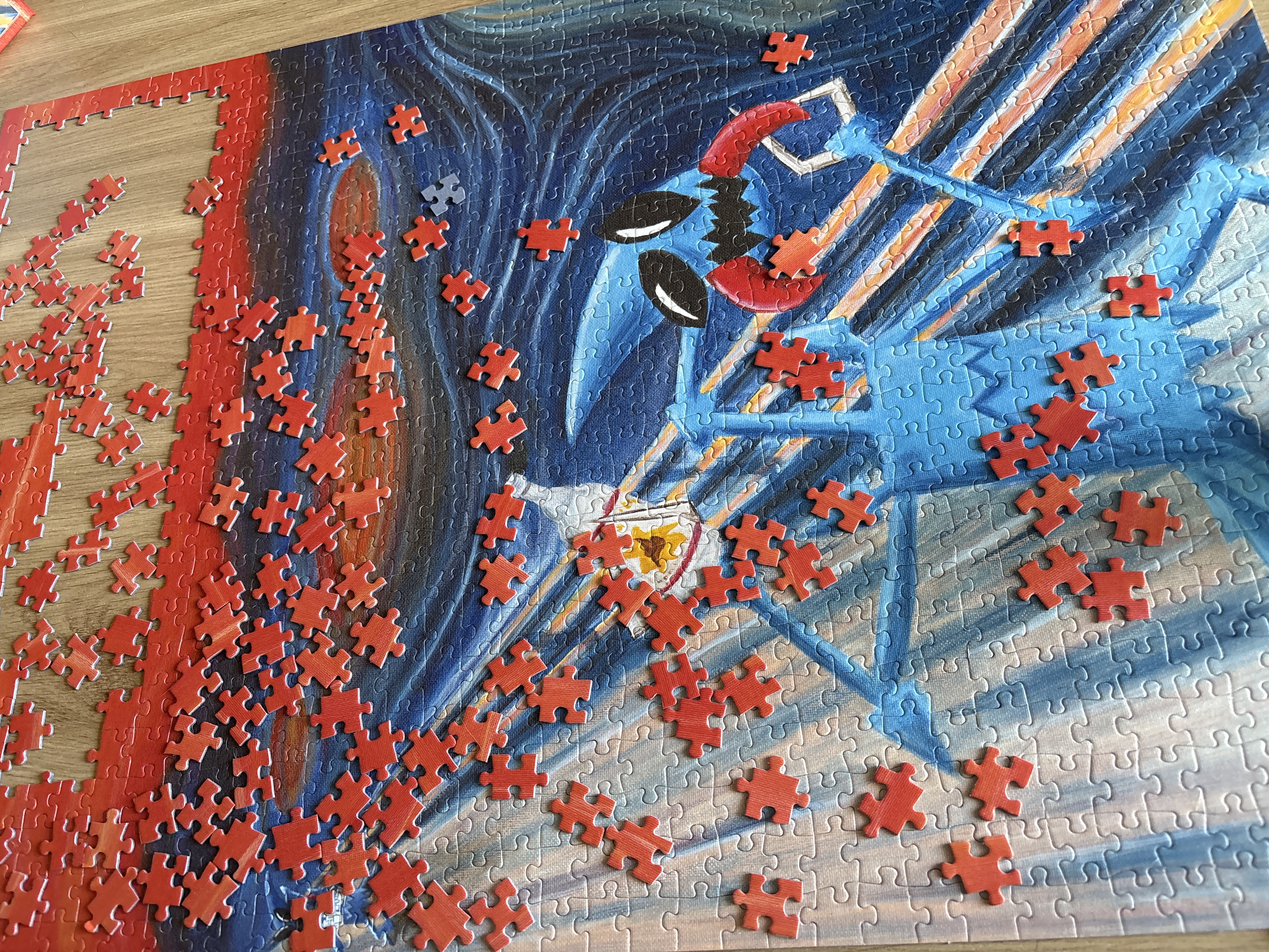 Puzzle 500/1000 elementów - Krzyk wódy