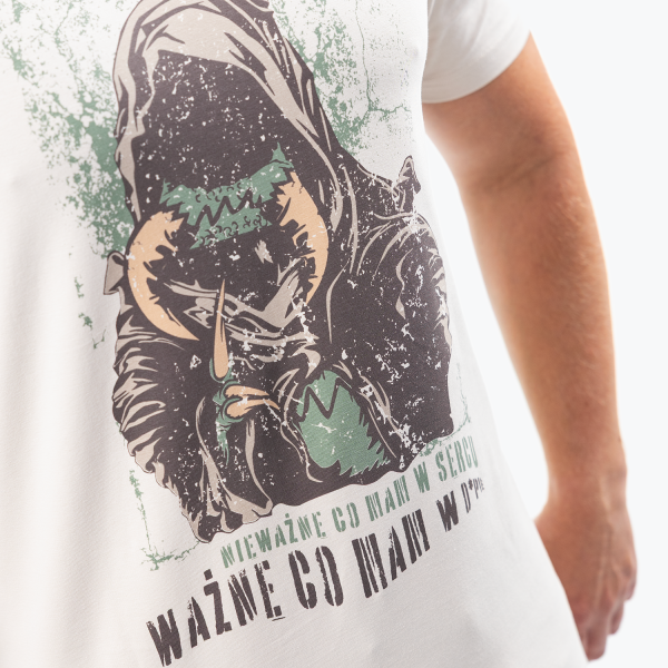 Koszulka beżowa – Głuś – Nieważne co mam w sercu - Image 5