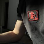 Egzorcysta | Koszulka czarna | Naszywka 3D Premium Domino