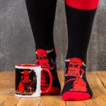 Zestaw kubek i skarpetki - Domino