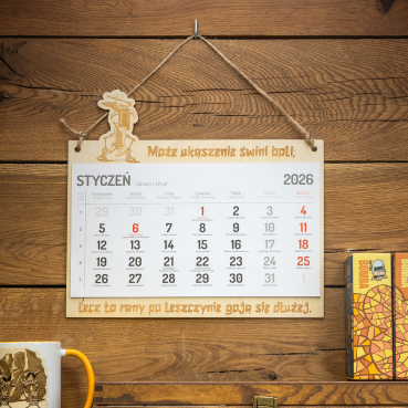 Kalendarz 2026 – Kutang Pan – Może ukąszenie świni boli