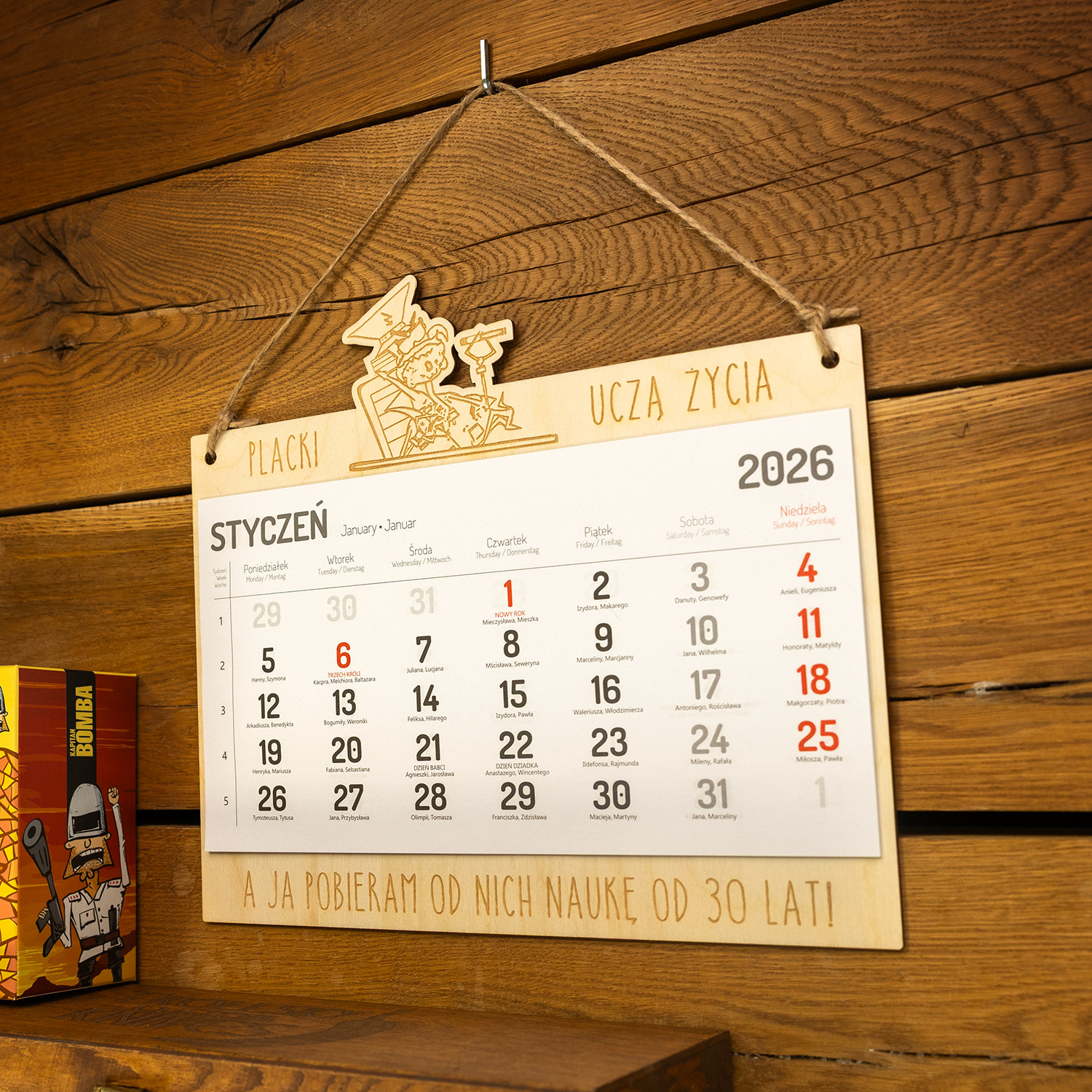 Kalendarz 2026 – Jachaś – Placki uczą życia - Image 2