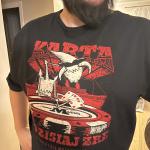 Koszulka czarna – karta mi dzisiaj żre