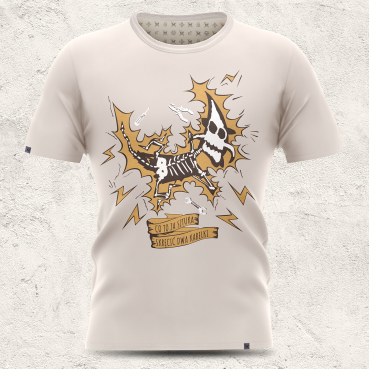 Koszulka beżowa – Łęcina – co to za sztuka skręcić dwa kabelki