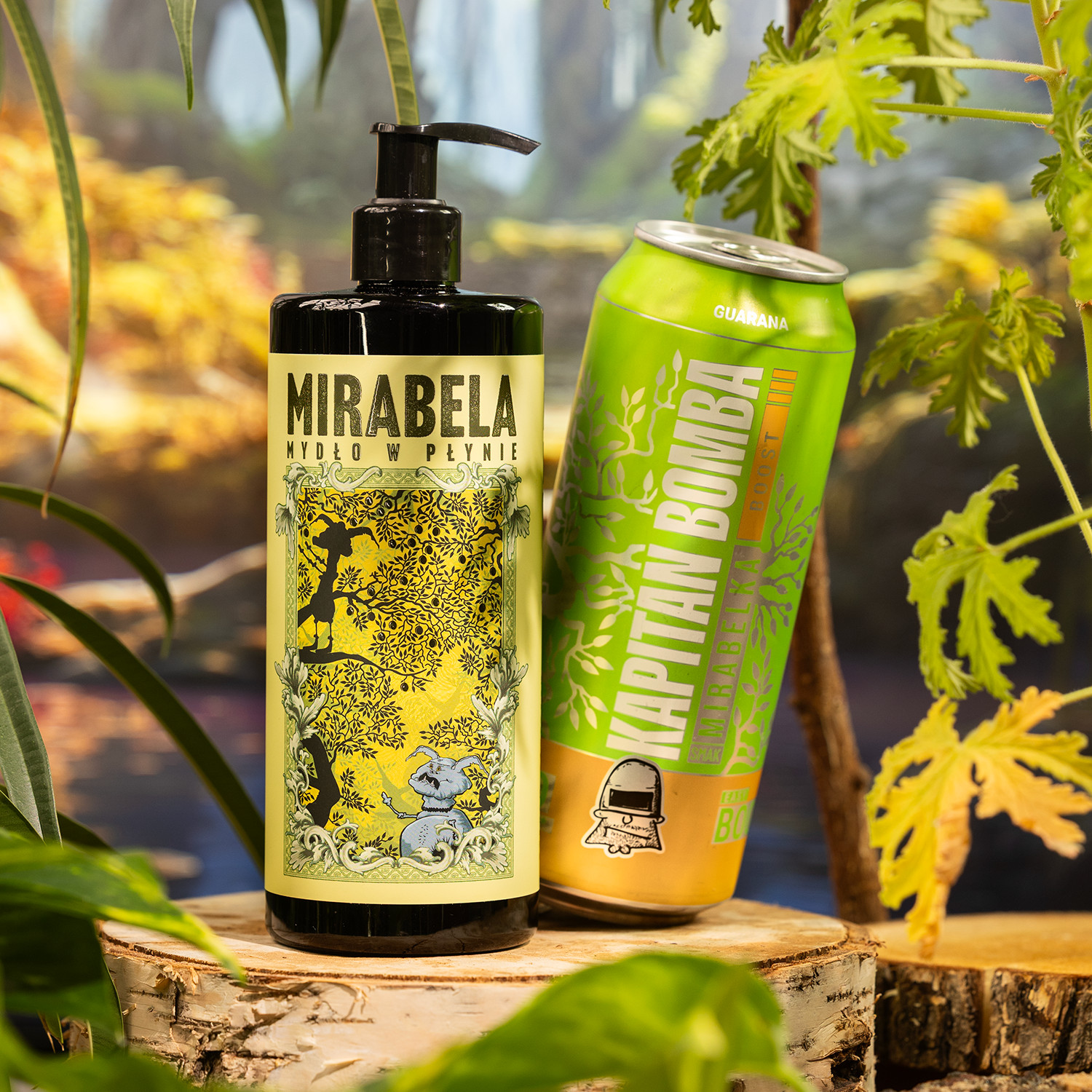 Mirabela – mydło w płynie z pompką + Mirabelka BOOST