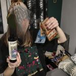 Koszulka damska boxy – czarna – Papa Słoń