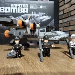 Zestaw klocków – Kapitan Bomba | Orzeł 1 | 3 figurki